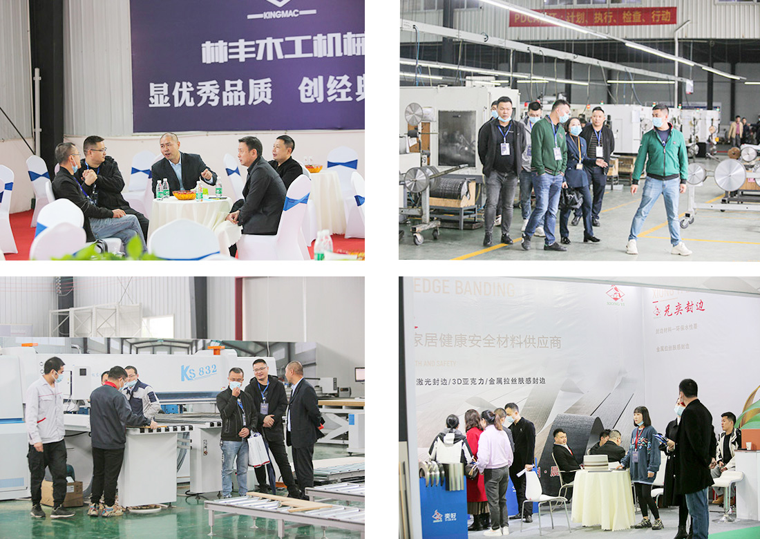 3-я крытая выставка цепочки поставок мебельной промышленности китайского города деревообрабатывающего оборудования