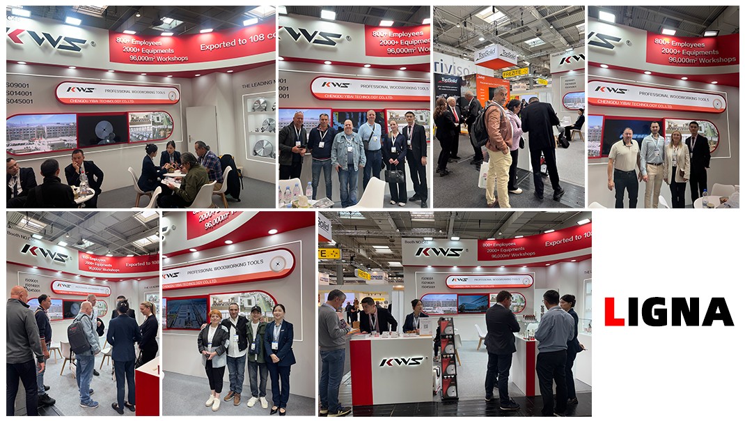 Chengdu Yibai Technology Co., Ltd. впечатляет на LIGNA 2025 высокоточными деревообрабатывающими инструментами