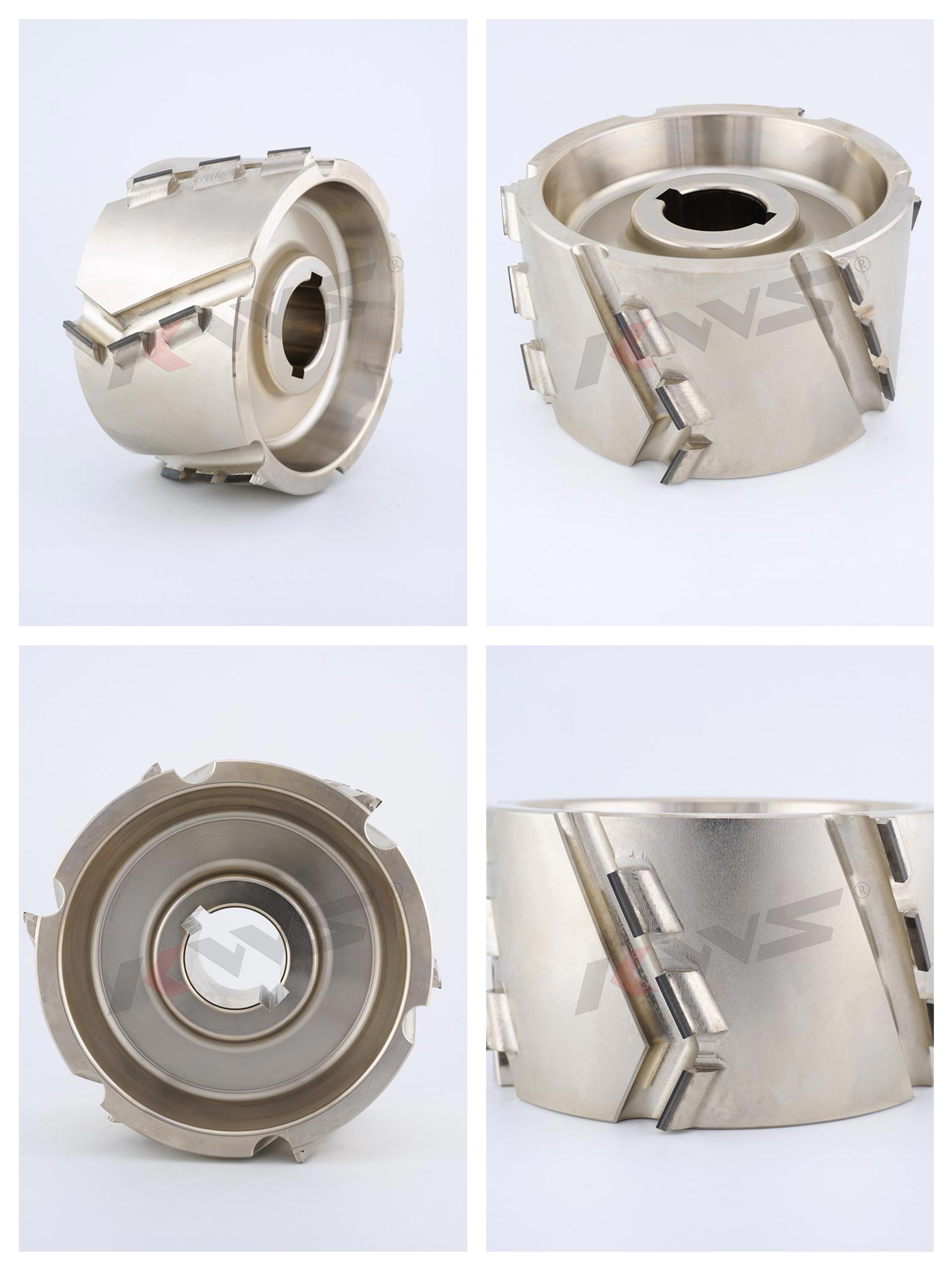 Фреза для чернового фрезерования KWS K6 125x30xH65x18T PCD для кромкооблицовочного станка