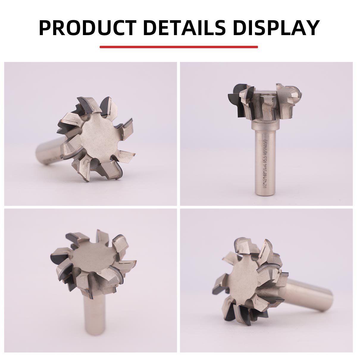 Фреза KWS 1/2x45xH18xZ4 4 R5.5 R PCD для фрезерования двери без ручки