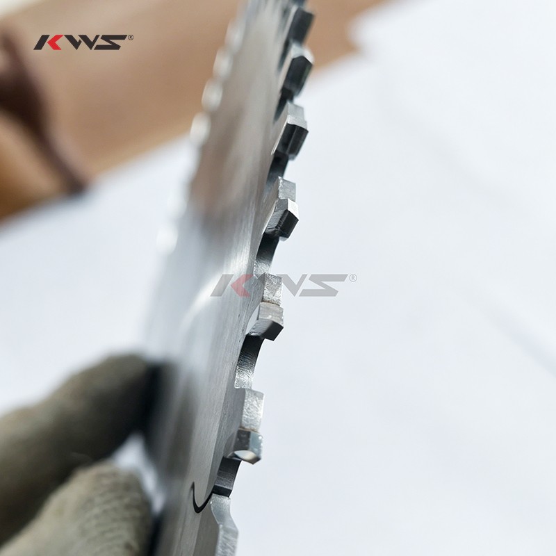 Универсальный пильный диск KWS TCT с U-образным зубом для настольной пилы | Твердосплавный диск по МДФ, фанере, меламину, ДСП и массиву древесины