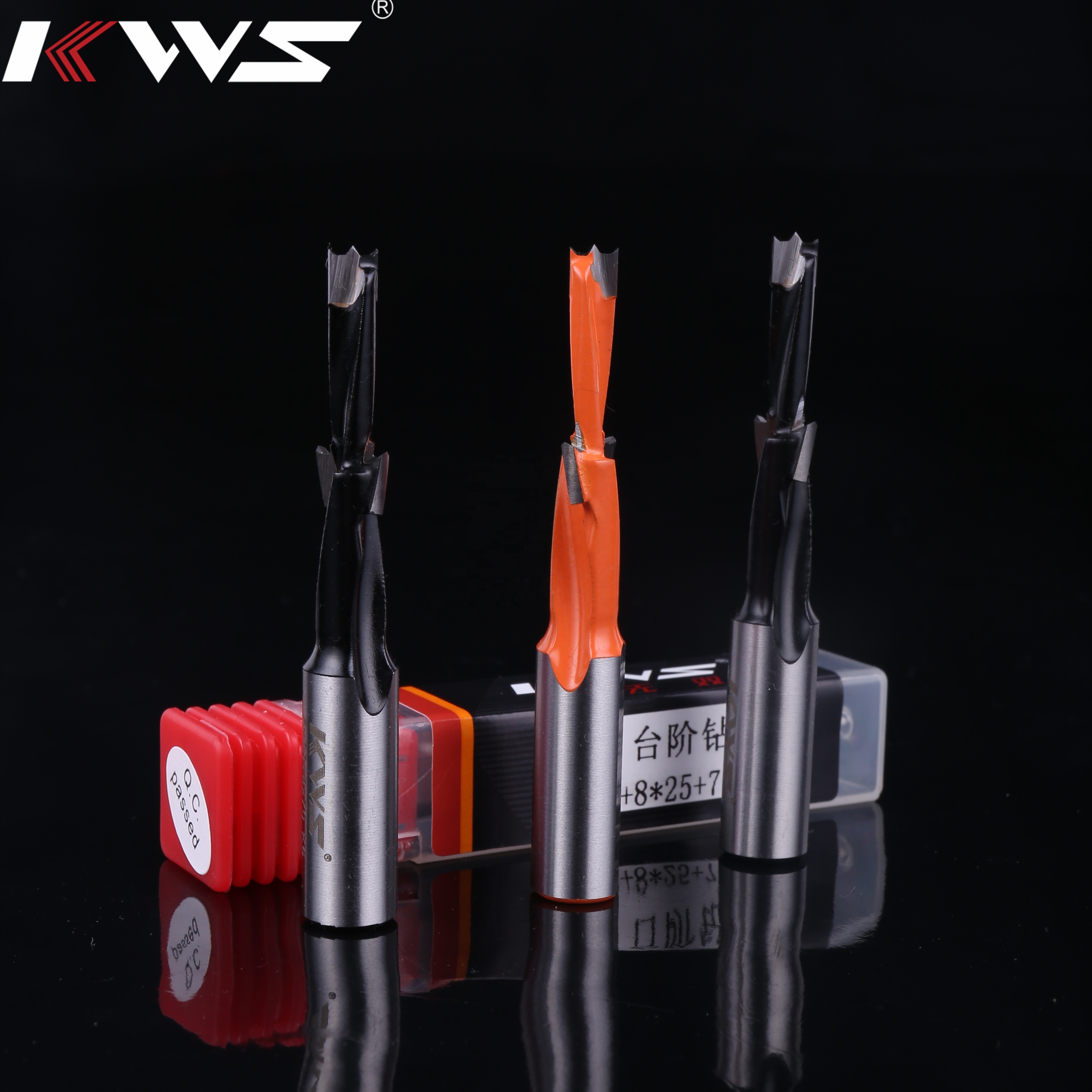 Ступенчатое сверло для бесшовной быстрой установки три в одном