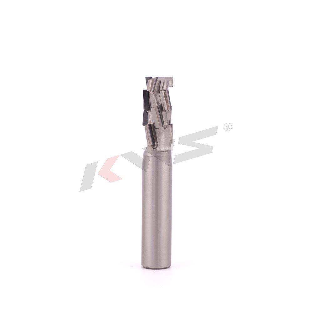 Фреза KWS 12x12x25x75 12T Z(3+3)15° с алмазным хвостовиком для раскроя