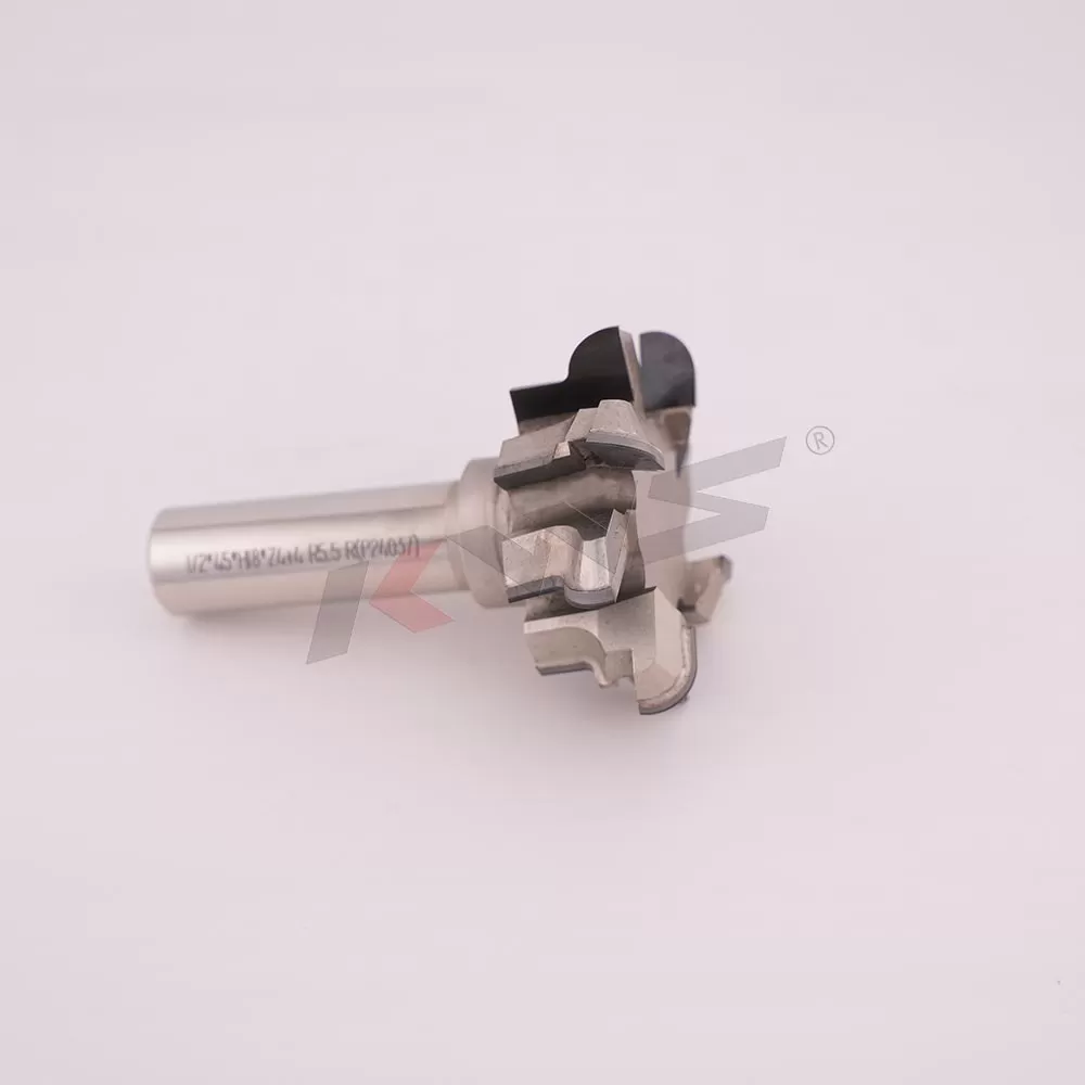 Фреза KWS 1/2x45xH18xZ4+4 R5.5 R PCD для фрезерования двери без ручки