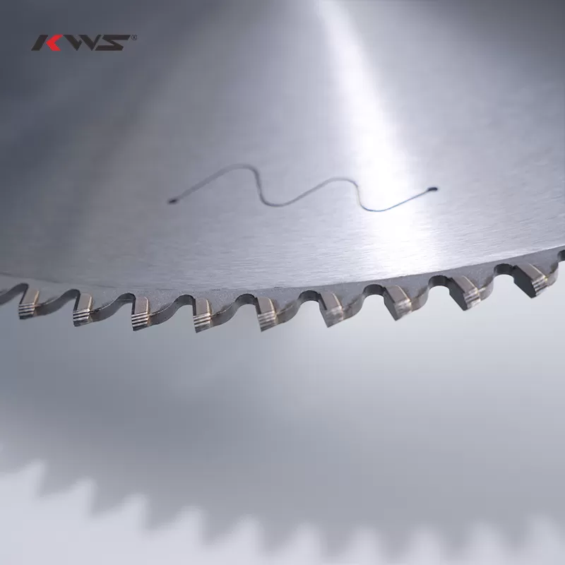 Универсальный пильный диск KWS 300x30x3.2x96T WS PCD без подрезчика для резки двухслойных панелей и пластиковых материалов