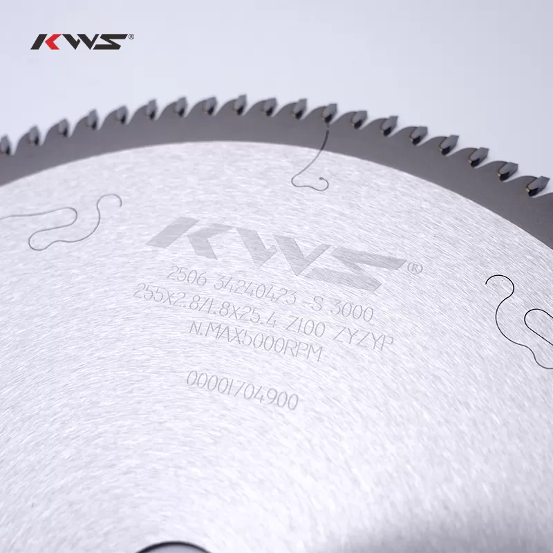 Универсальное пильное полотно KWS 255x25.4x2.8_1.8x100T ZYZYP для настольной пилы