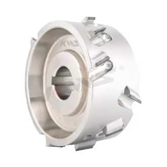 Фреза для чернового фрезерования KWS K6 125x30xH50x12T 2R P【(1+3)x3】 PCD для кромкооблицовочного станка