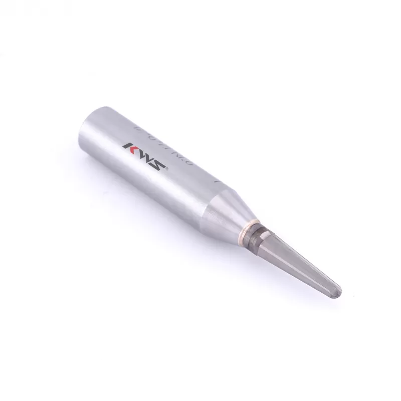 Фреза KWS V-образной формы с закругленным основанием для нарезания пазов в изогнутых деревянных решетках.