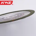 Алмазный шлифовальный круг KWS 125x25x9x1 для заточки и шлифования пильных дисков с напайками из ПкД (поликристаллического алмаза)