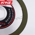 Алмазный шлифовальный круг KWS 125x25x9x1 для заточки и шлифования пильных дисков с напайками из ПкД (поликристаллического алмаза)