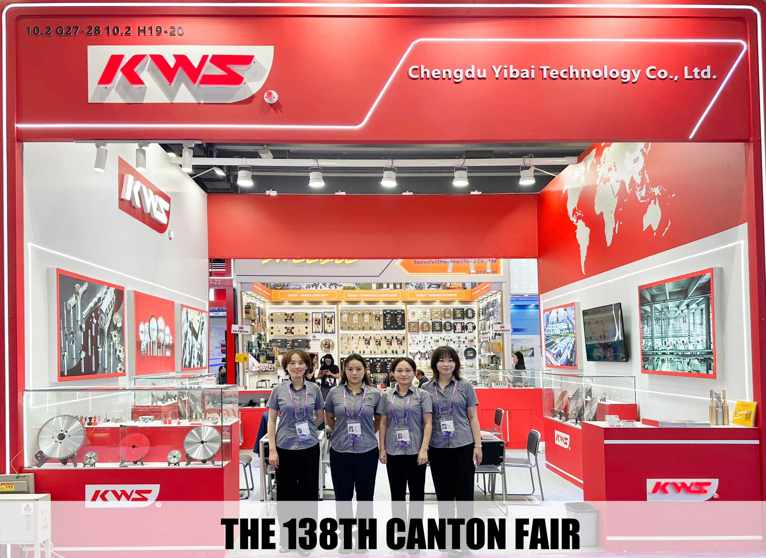 Chengdu Yibai представляет промышленные режущие инструменты KWS на 140-й Кантонской ярмарке 2026